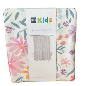 The Big One Kids Floral Spring Shower Curtain Fabric 70" x 72" GIFT NEW